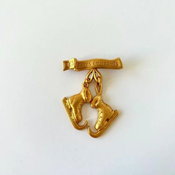 Hermes | Jewelry | Hermes Iceskating Charm | Poshmark Hermes Ice-Skating Charm main image 0